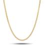 18K Solid Gold 1.8MM, 2.5MM, 3MM, 3.8MM, 4.5MM, 5.5MM, 7MM Cuban Curb Link Chain Necklace- Made In Italy