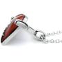 Controse HeartBeat Heart Necklace with Pendant (17'' - 19'' Adjustable Stainless Steel Chain)