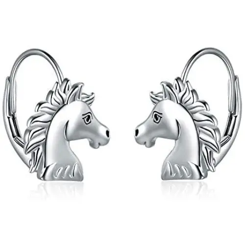 Bee/Elephant/Sunflower/Horse/Sloth Earrings Sterling Silver Leverback Dangle Earrings for Women Hoop Earrings Jewelry Gifts for Women Girls Bee/Elephant/Sunflower/Horse/Sloth Earrings Sterling Silver Leverback Dangle Earrings for Women Hoop Earrings Jewelry Gifts for Women Girls