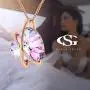 Love Heart Pendant Necklace 14K White Gold Plated Women Necklace Birthday Anniversary Jewelry Gifts for Wife Girlfriend Girls Love Heart Pendant Necklace 14K White Gold Plated Women Necklace Birthday Anniversary Jewelry Gifts for Wife Girlfriend Girls