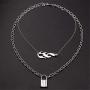 N/Q Punk Gothic Flame Fire Pendant Necklace Drop Dangle Earring Set 14K Silver Plated Cool Hip Hop Streetwear Link Chain Necklace for Women Girls Rock Party Birthday Jewelry Gifts