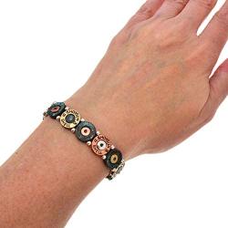 PammyJ Western Shotgun Bullet Shell Stretch Bracelet Patina Finish