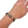 PammyJ Western Shotgun Bullet Shell Stretch Bracelet Patina Finish