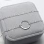 TseanYi Long Bar Drop Necklace Silver Circle Karma Pendant Chain Necklace Vintage Chain Necklaces Jewelry for Women and Girls