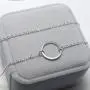 TseanYi Long Bar Drop Necklace Silver Circle Karma Pendant Chain Necklace Vintage Chain Necklaces Jewelry for Women and Girls