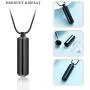 Cremation Jewelry Cylinder Urn Ashes Neckalce for Women Men Glass Memorial Locket Keepsake Pendant Ash Holder Cremation Jewelry Cylinder Urn Ashes Neckalce for Women Men Glass Memorial Locket Keepsake Pendant Ash Holder