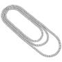 HH Bling Empire Iced Out Baguette Diamond Tennis Chain for Men Silver Gold Plated 16 18 20 24 30 Inches