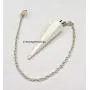 Amazing Gemstone Crystal Pendulum for Divination - Dowsing Pendulum Necklace with Chakra Chain and Crystal Ball for Reiki Healing and Crystal Grid Meditation