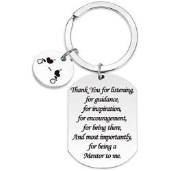 SIDIMELO Mentor Gifts Boss Keychain Boss Appreciation Gift Your Mentorship and Guidance Have Made an Immeasurable Difference in My Life Thank You Gift for Leader