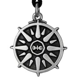 Pewter Greek Mythology Star of Olympus Pendant