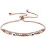 Zuo Bao Christian Jewelry Religious Gift First My Godmother Forever My Friends Bracelet Godmother Gift from Goddaughter Godson Godchild