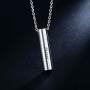 JAYUMO Stainless Steel Cremation Jewelry Urn Necklace for Ashes Keepsake Memorial Pendant Necklace for Men Women