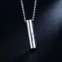 JAYUMO Stainless Steel Cremation Jewelry Urn Necklace for Ashes Keepsake Memorial Pendant Necklace for Men Women JAYUMO Stainless Steel Cremation Jewelry Urn Necklace for Ashes Keepsake Memorial Pendant Necklace for Men Women