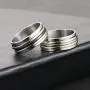 COTTVOTT 8mm Stainless Steel Spinner Rings Fashion Wedding Band Promise Rings Jewelry for Women Men COTTVOTT 8mm Stainless Steel Spinner Rings Fashion Wedding Band Promise Rings Jewelry for Women Men