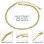 EPIRORA Anklets Bracelets for Women Silver Boho Layered Beach Adjustable Stainless Steel Chain Anklet Foot Jewelry