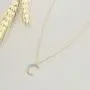 VACRONA Crescent Moon Necklace for Women 14K Gold Plated Moon Pendant Turquoise Necklace Minimalist Layering Necklace Dainty Jewelry Gifts for Her VACRONA Crescent Moon Necklace for Women 14K Gold Plated Moon Pendant Turquoise Necklace Minimalist Layering Necklace Dainty Jewelry Gifts for Her