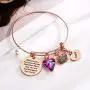 Whenever You Feel Overwhelmed Remember Whose Straighten Your Crown Bracelet, Rose Gold Inspirational Bracelets Gifts for Daughter, Best Friend, Niece, Bonus Mom, Cousin, Teacher, Women Girls Jewelry