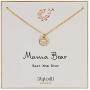 StyledU New Mom Gifts, Tiny Mama Bear Necklace for Women, 14k Gold Filled Dainty Mama Bear Disc Necklace, Mom Jewelry, Expecting Mom Necklace, Mom Birthday, Mothers Day, First Time Mom Pregnant Mother to be Jewelry