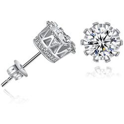 Earrings Female Crown Earrings Fashion Zirconia Earrings