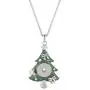 My Prime Gifts Snap Jewelry Christmas Tree Enamel Necklace Silver Plated Length 20'' fits 18-20mm Standard Ginger Style Charms My Prime Gifts My Prime Gifts Snap Jewelry Christmas Tree Enamel Necklace Silver Plated Length 20'' fits 18-20mm Standard Ginger Style Charms My Prime Gifts