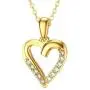 Yafeeso Solid 14K Gold Heart Necklace for Women Girls Love Heart Pendant Necklacewith 5A Cubic Zirconia for Anniversary Mothers Day Couple Jewelry Gifts for Her, 16+2 Inch Yafeeso Solid 14K Gold Heart Necklace for Women Girls Love Heart Pendant Necklacewith 5A Cubic Zirconia for Anniversary Mothers Day Couple Jewelry Gifts for Her, 16+2 Inch