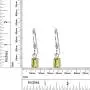 Yellow Lemon Quartz 1.02 Ct Octagon 925 Sterling Silver Dangle Earrings Christmas Gifts For Women By Orchid Jewelry Yellow Lemon Quartz 1.02 Ct Octagon 925 Sterling Silver Dangle Earrings Christmas Gifts For Women By Orchid Jewelry