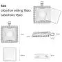 36 Pieces Pendant Trays Set, Including 18 Pieces Rhinestone Bezel Pendant Trays Square Shape Pendants with 18 Pieces Glass Square Cabochons for DIY Jewelry Pendant, Silver