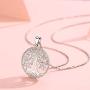 Aniu Silver Necklace for Women Girls, Family Tree of Life Sterling Silver Pendant with Fine Jewelry Gift Box, 18 Inches Chain for Wife Mom Grandma Girlfriend