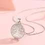 Aniu Silver Necklace for Women Girls, Family Tree of Life Sterling Silver Pendant with Fine Jewelry Gift Box, 18 Inches Chain for Wife Mom Grandma Girlfriend Aniu Silver Necklace for Women Girls, Family Tree of Life Sterling Silver Pendant with Fine Jewelry Gift Box, 18 Inches Chain for Wife Mom Grandma Girlfriend