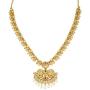 Aheli South Indian Traditional CZ Designer Necklace Earrings Bollywood Ethnic Wedding Jewelry Set for Women Girls