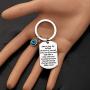 Gzrlyf Advice from The Ocean Keychain Ocean Gifts Inspirational Gifts Ocean Lover Gifts