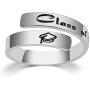 liforlove Graduation Gift Her 2021 Inspirational Ring Stainless Steel Ring Adjustable Motivational Statement Ring Gaduation Ring for Graduates Girls Boys Best Friend