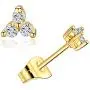 MDFUN Classic Halo Necklace and Stud Earring for Women and Girls, 18K Gold Plated Sparkle Cubic Zirconia Round Cut Clover Earring & Pendant Jewelry Set MDFUN Classic Halo Necklace and Stud Earring for Women and Girls, 18K Gold Plated Sparkle Cubic Zirconia Round Cut Clover Earring & Pendant Jewelry Set