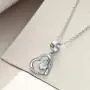 ONEFINITY Sterling Silver Cat Paw Print Necklace Opal Paw Jewelry Forever Heart Pendant Gift for Women (White Opal Cat Paw Print Necklace) ONEFINITY Sterling Silver Cat Paw Print Necklace Opal Paw Jewelry Forever Heart Pendant Gift for Women (White Opal Cat Paw Print Necklace)