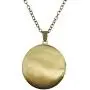 Vintage Bronze Tone Locket Picture Pendant Necklace Neptune Included Free Brass Chain Gifts Personalized