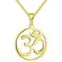 JO WISDOM Women OM Necklace,925 Sterling Silver Indian Yoga Aum Om Ohm Necklace JO WISDOM Women OM Necklace,925 Sterling Silver Indian Yoga Aum Om Ohm Necklace