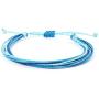 The Belchers 3pcs Wave Waterproof Braided Wax Rope Friendship Bracelets Set Seed Beads String Ocean Surfer Bangle Anklet for Women Girls Handmade Adjustable Boho Bohemian Jewelry -Wave