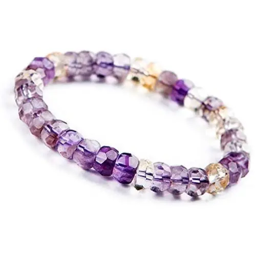 DUOVEKT 9mm Natural Ametrine Jewelry for Women Men Purple Quartz Gemstone Stone Crystal Beads Stretch Fashion Bracelet AAAA DUOVEKT 9mm Natural Ametrine Jewelry for Women Men Purple Quartz Gemstone Stone Crystal Beads Stretch Fashion Bracelet AAAA