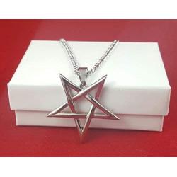 SigilofBaphomet.com Inverted Pentagram Pentacle 316L Stainless Steel