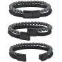 MagnetRX® Hematite & Leather Magnetic Therapy Bracelet - MAX Strength Natural Pain Relief and Healing Stones - Beaded Magnetic Hematite Bracelets (Medium) MagnetRX® Hematite & Leather Magnetic Therapy Bracelet - MAX Strength Natural Pain Relief and Healing Stones - Beaded Magnetic Hematite Bracelets (Medium)