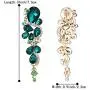 BriLove Womens Bohemian Boho Crystal Wedding Bridal Multiple Teardrop Chandelier Clip-On Dangle Earrings