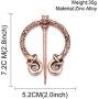 Lullabb 4 Pack Vintage Viking Brooches Pins Suit Women