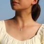 Initial Cat Necklaces Sterling Silver Cat Jewelry for Women