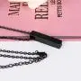 Fanery Sue Custom Urn Necklace for Ashes Personalized Name Memorial Cremation Jewelry Vertical Bar Pendant Fanery Sue Custom Urn Necklace for Ashes Personalized Name Memorial Cremation Jewelry Vertical Bar Pendant