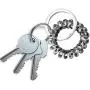 AKTAP Spring Spiral Wrist Coil Key Chain Wristband Key Ring For Pool Gym Shopping ID Badge Outdoor Sports Jewelry
