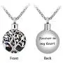 CoolJewelry Urn Necklace Ashes Family Tree of Life Memorial Cremation Pendant Keepsake Jewelry Stainless Steel CoolJewelry Urn Necklace Ashes Family Tree of Life Memorial Cremation Pendant Keepsake Jewelry Stainless Steel