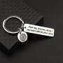 TIIMG Inspired Gift Fear Me Love Me Do As I Say and I Will Be Your Slave Keychain Gift for Boyfriend Husband Girlfriend