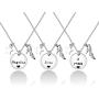 FAADBUK Friendship Jewelry Hamilton Inspired Gift Angelica Eliza & Peggy Schuyler Sisters Gift