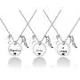 FAADBUK Friendship Jewelry Hamilton Inspired Gift Angelica Eliza & Peggy Schuyler Sisters Gift