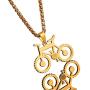 UMtrade Bicycle Jewelry Men Cycling Enthusiast Pendant Stainless Steel Bike Necklace